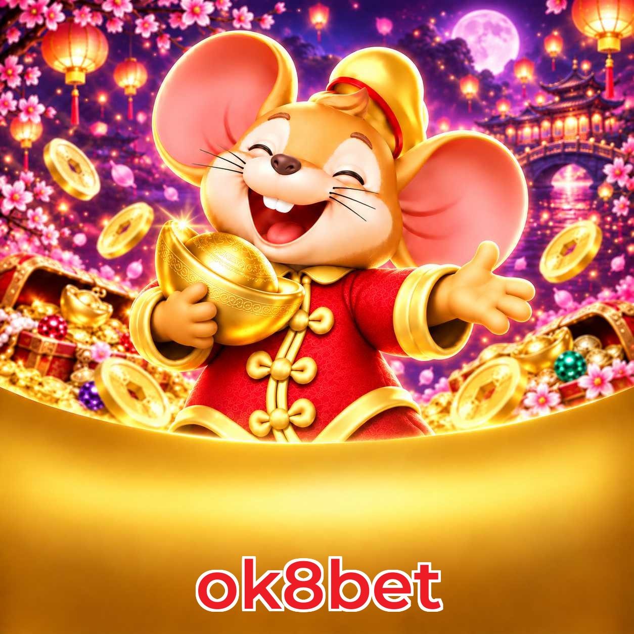 ok8bet Download Speed Test Logo - Teste de Velocidade Certificado